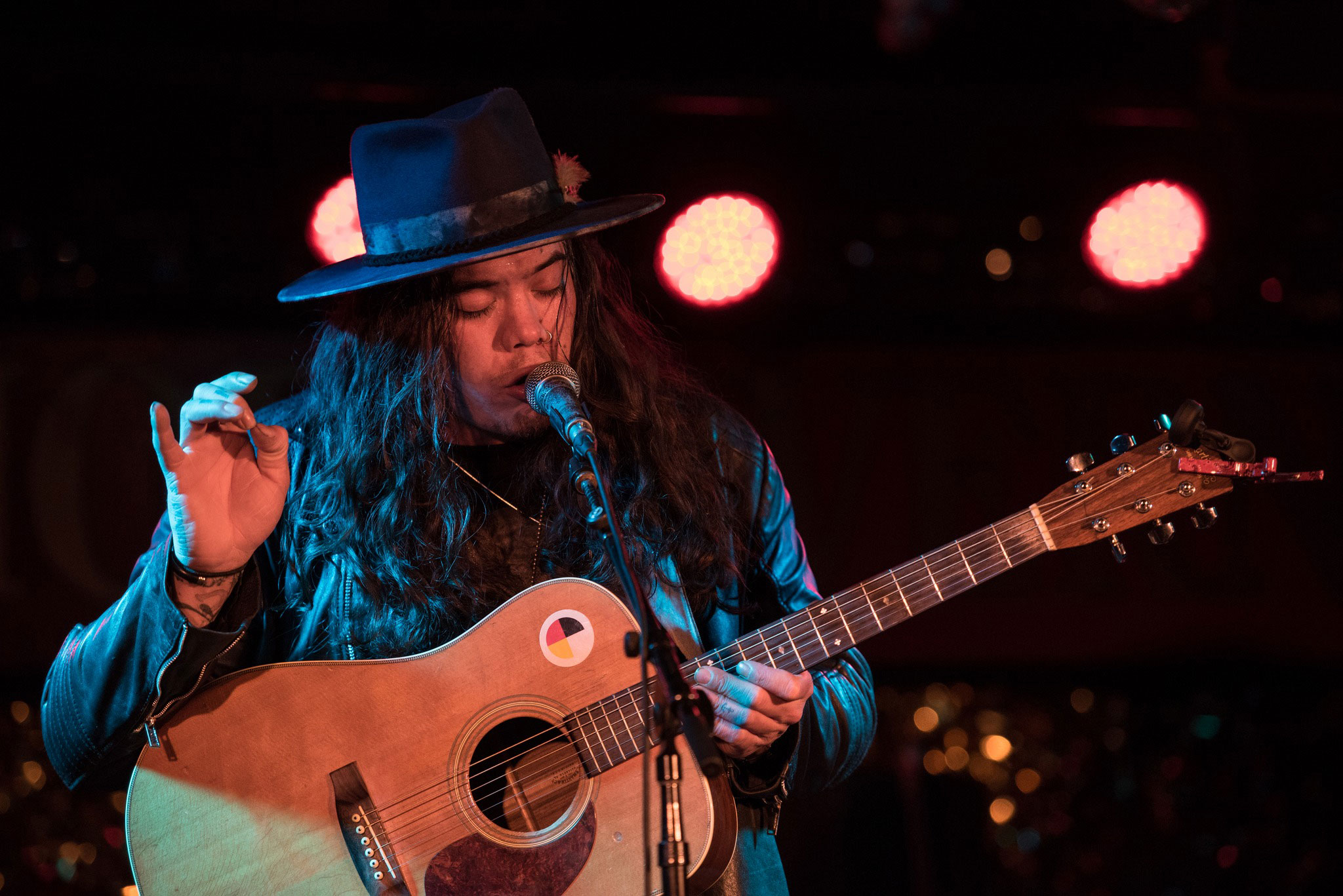 Born on the Six Nations Reserve and raised in Brantford, Ontario, Logan Staats is a young father and musician from the Mohawk Nation. Here, he takes the stage at ANDPVA's Red Revue at the Horseshoe Tavern in early 2020.