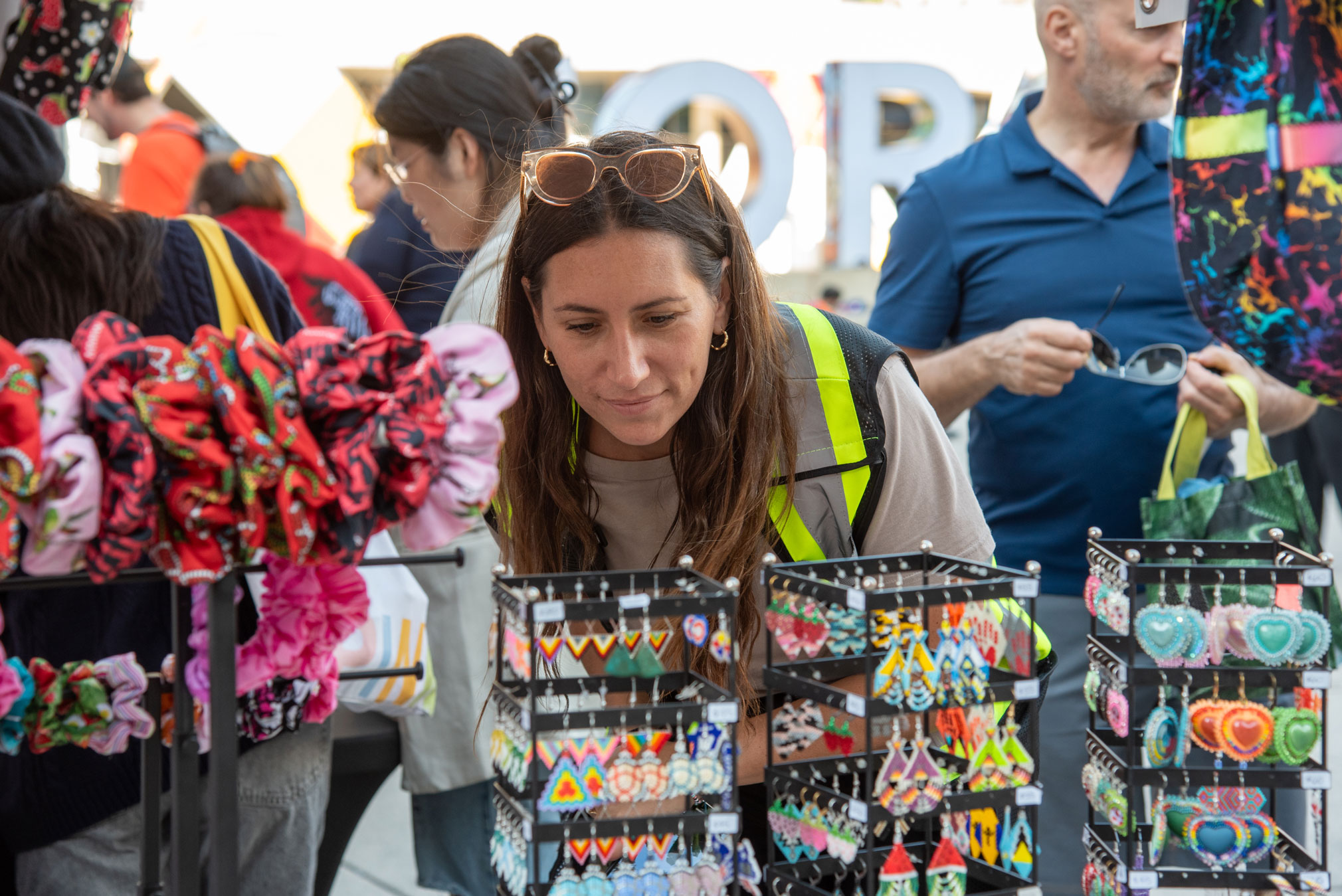 Visitors enjoy purchasing a wide array of artists' work at ILG's Marketplace.